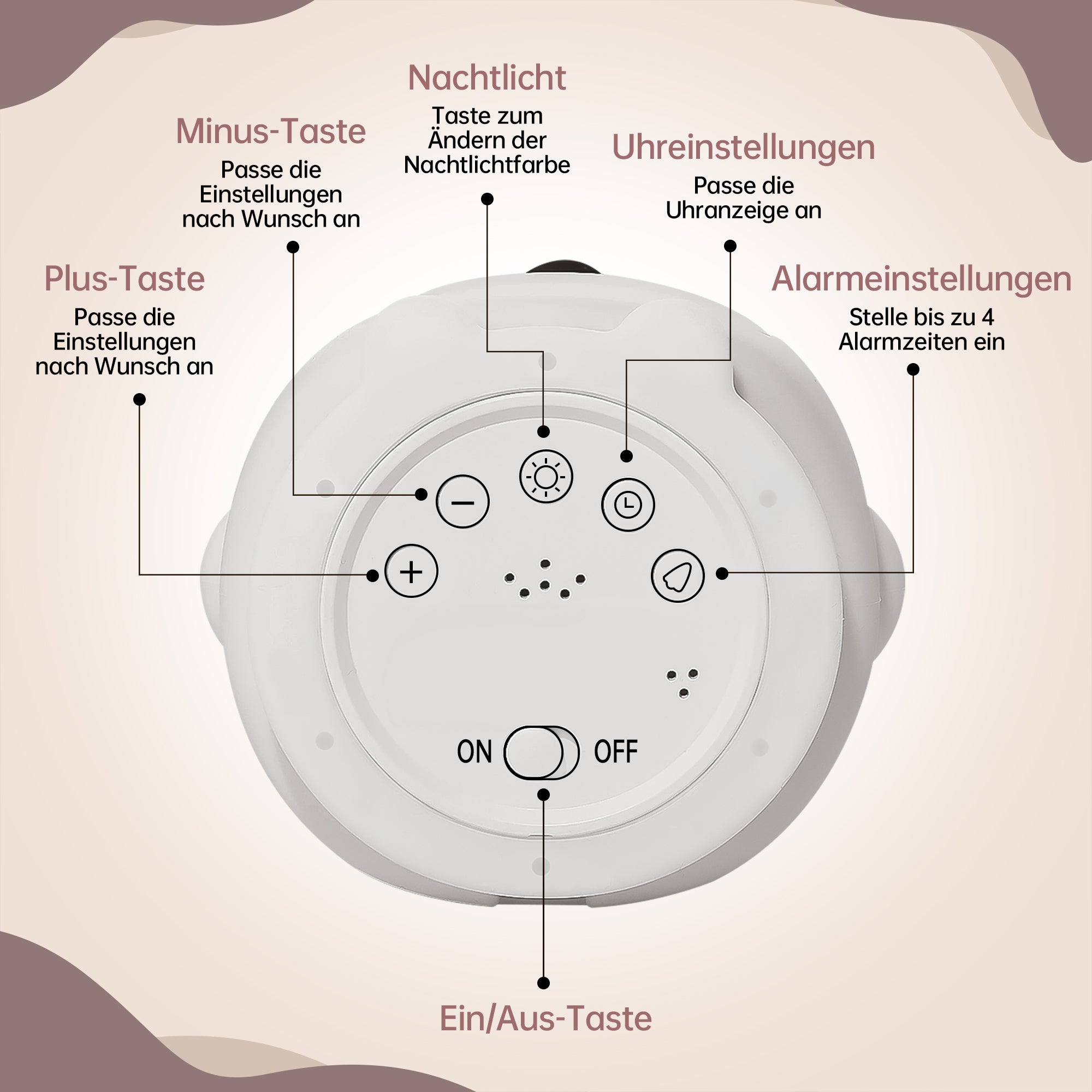 Schlaftrainer für Kinder mit App Huhn