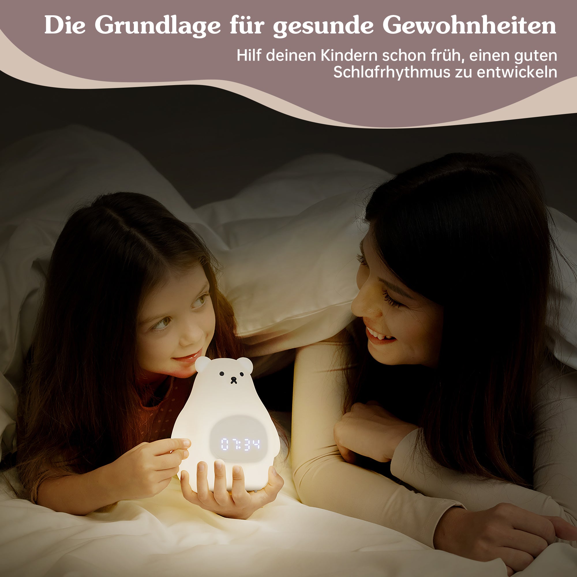 Schlaftrainer für Kinder mit App Bär