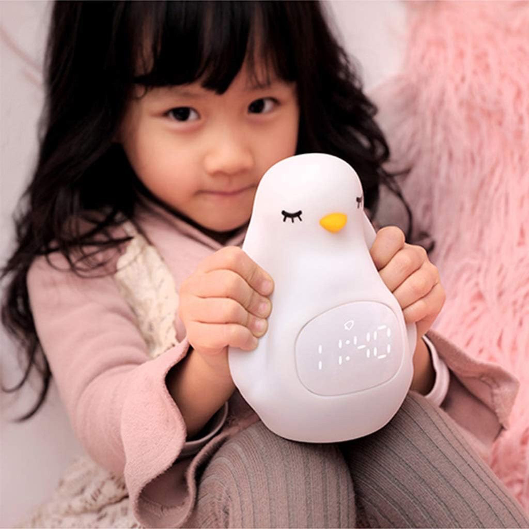 Slaaptrainer voor kinderen met app pinguïn