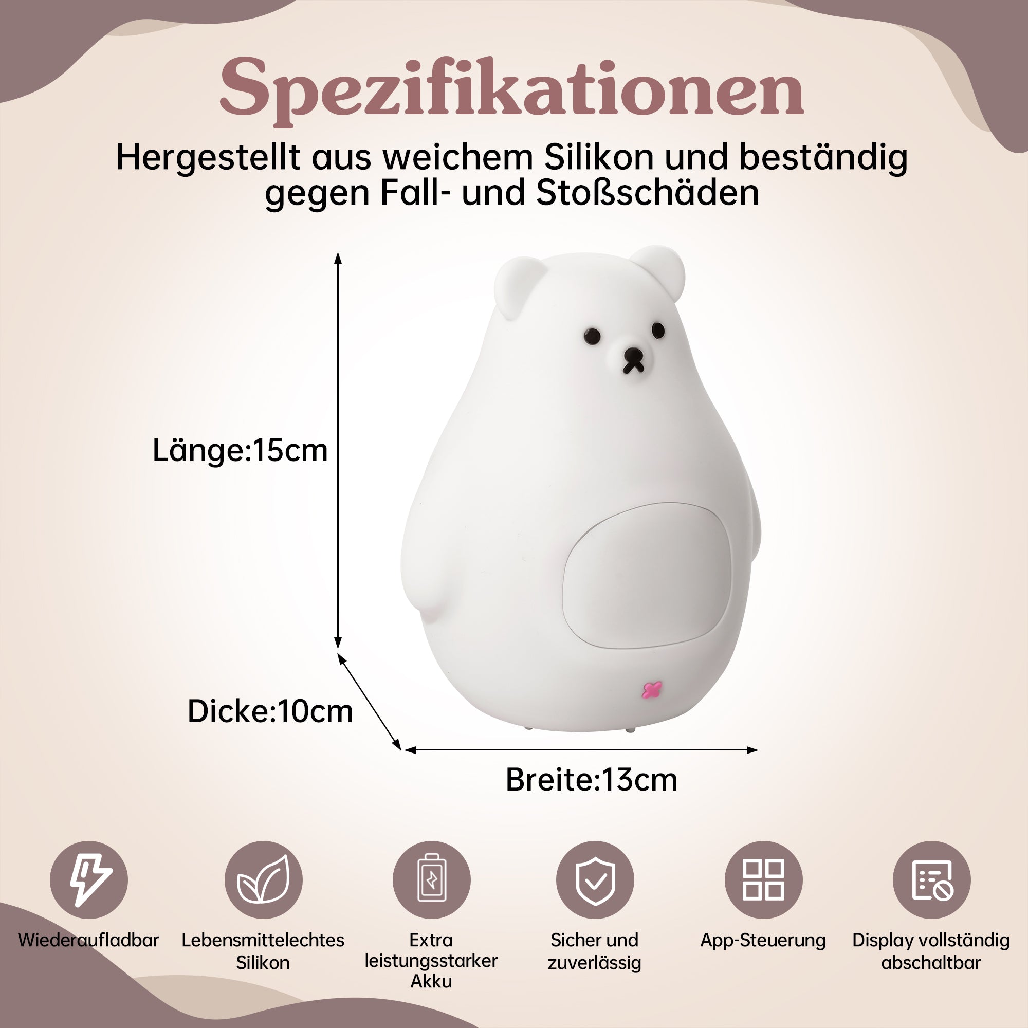 Schlaftrainer für Kinder mit App Bär