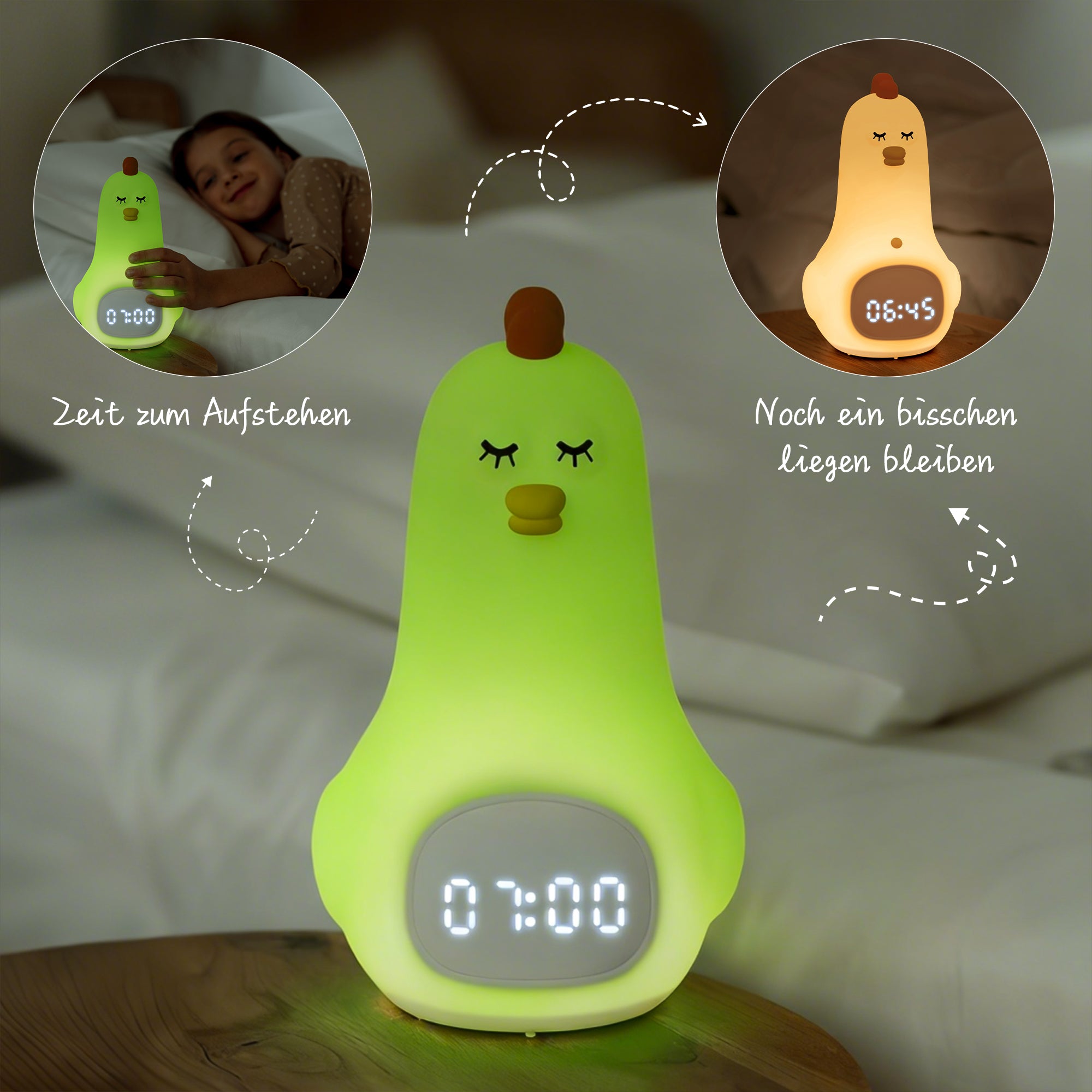 Schlaftrainer für Kinder mit App Huhn