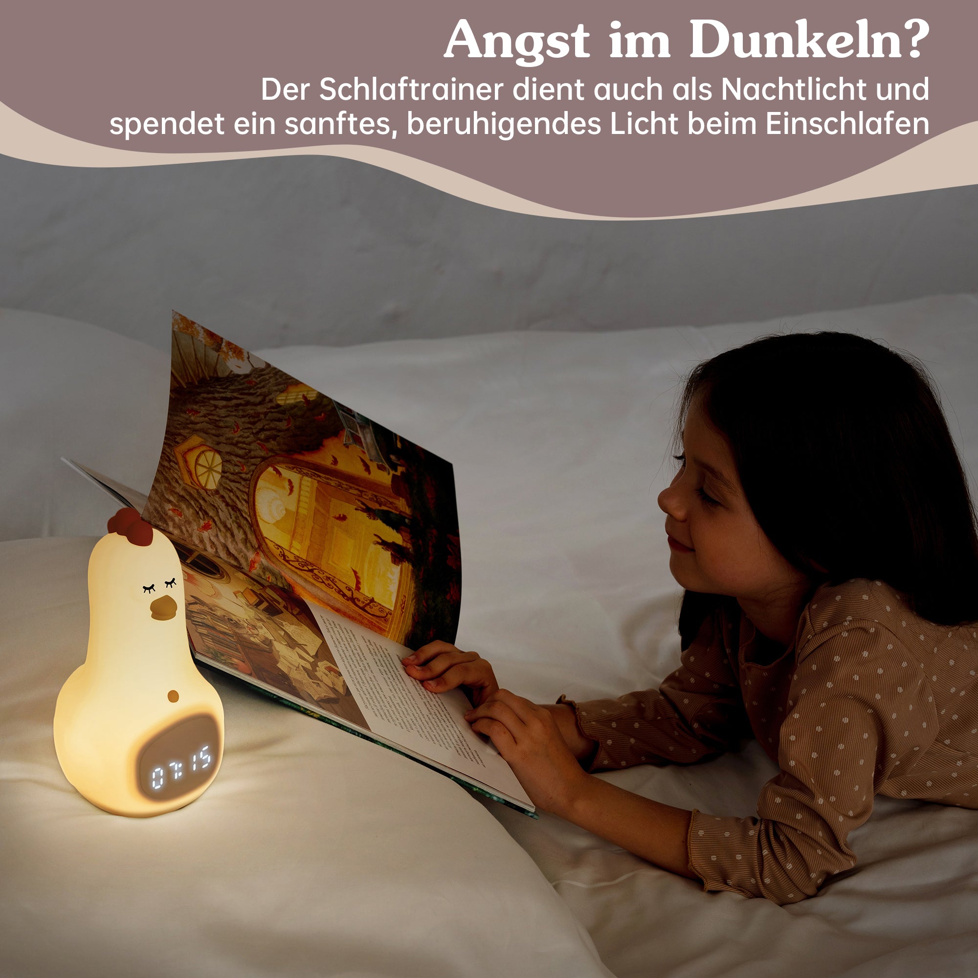 Schlaftrainer für Kinder mit App Huhn