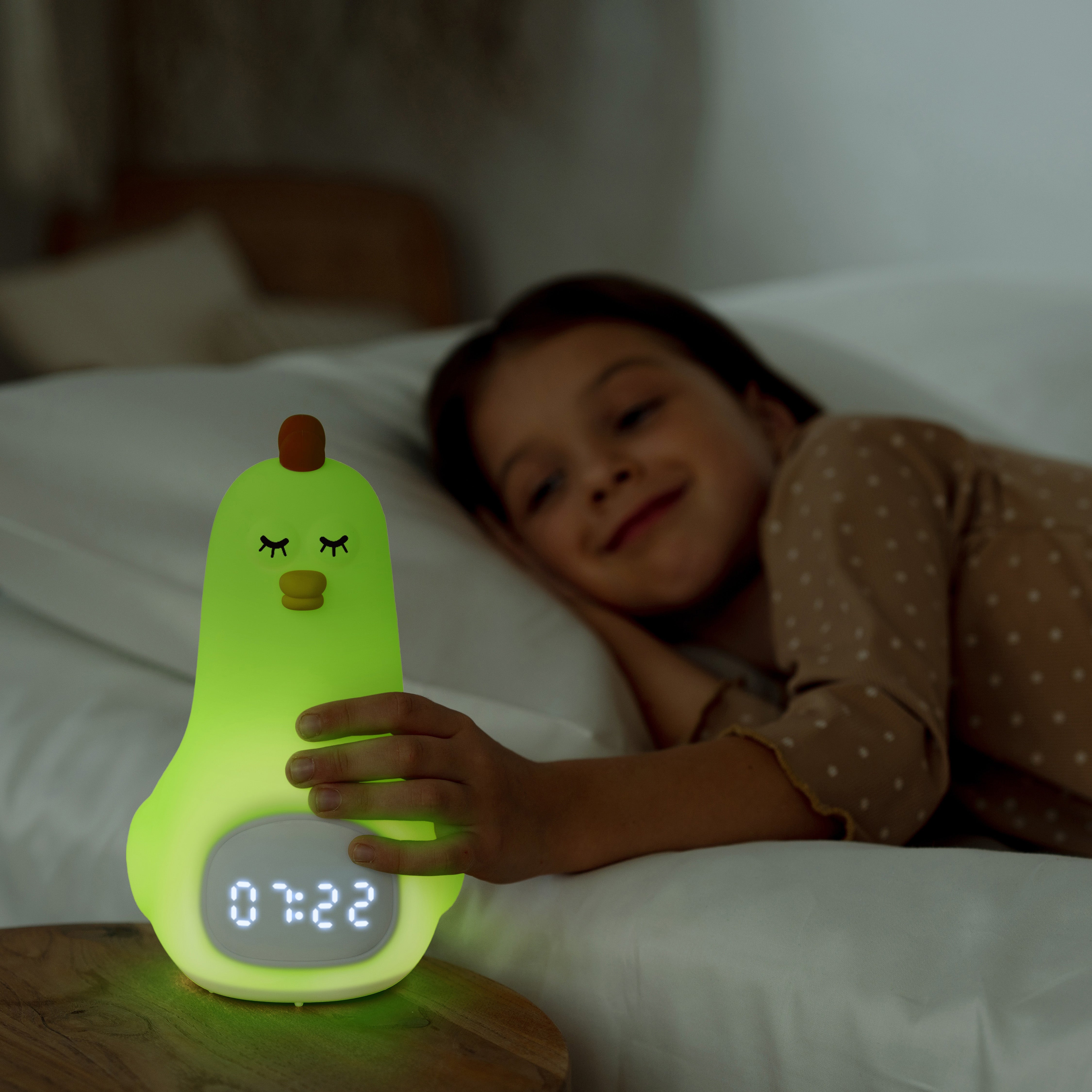 Schlaftrainer für Kinder mit App Huhn