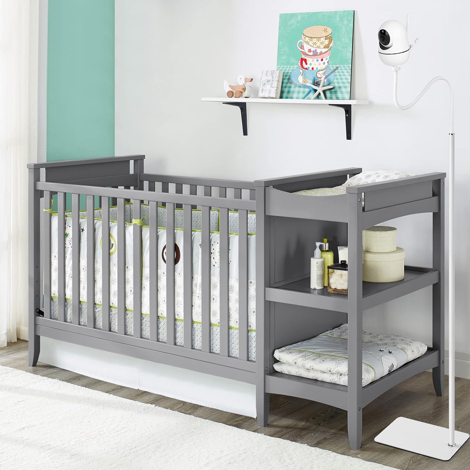 Babyphone-Halterung Universal Standard Weiß Stativ