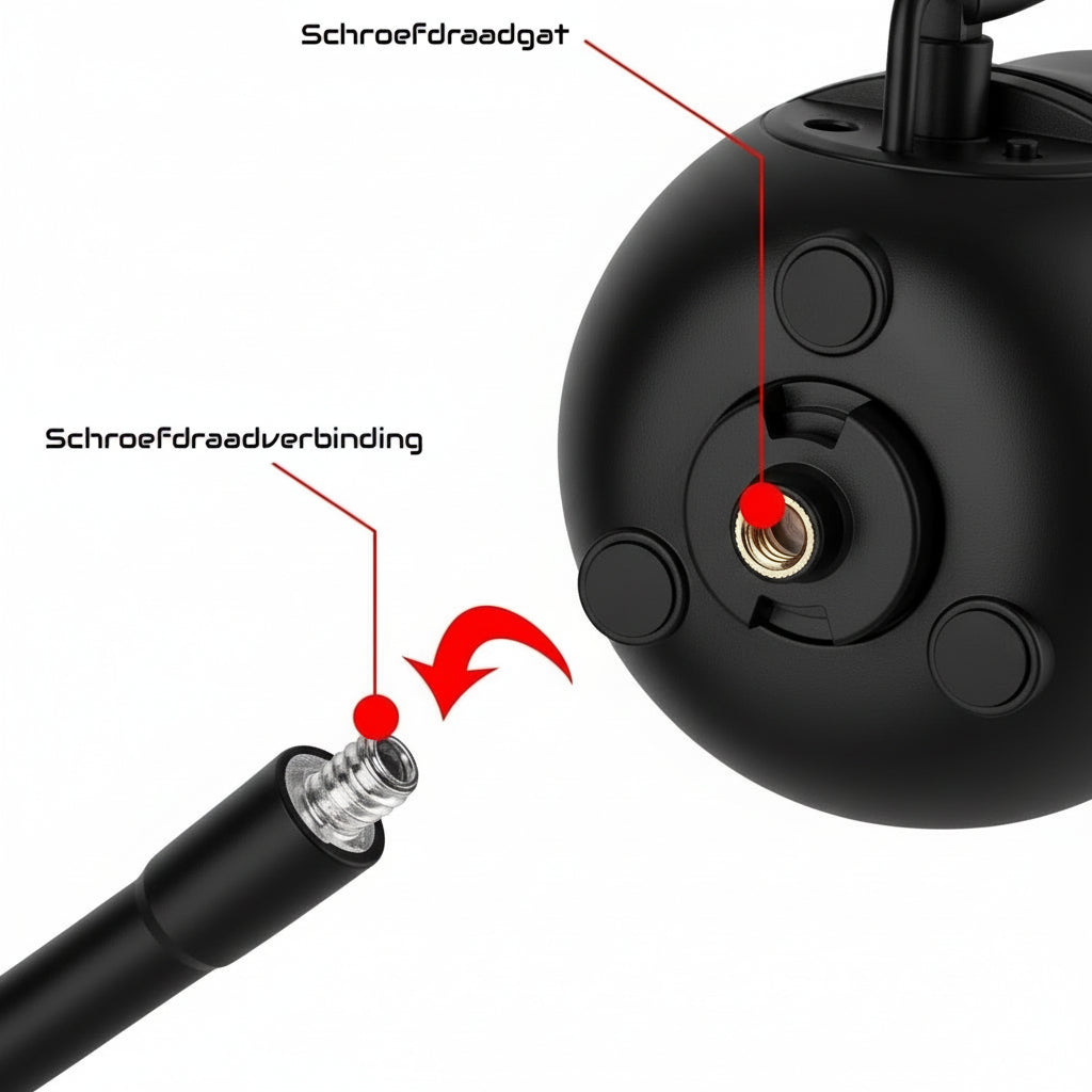 Babyphone-Halterung Universal Standard Schwarzes Stativ