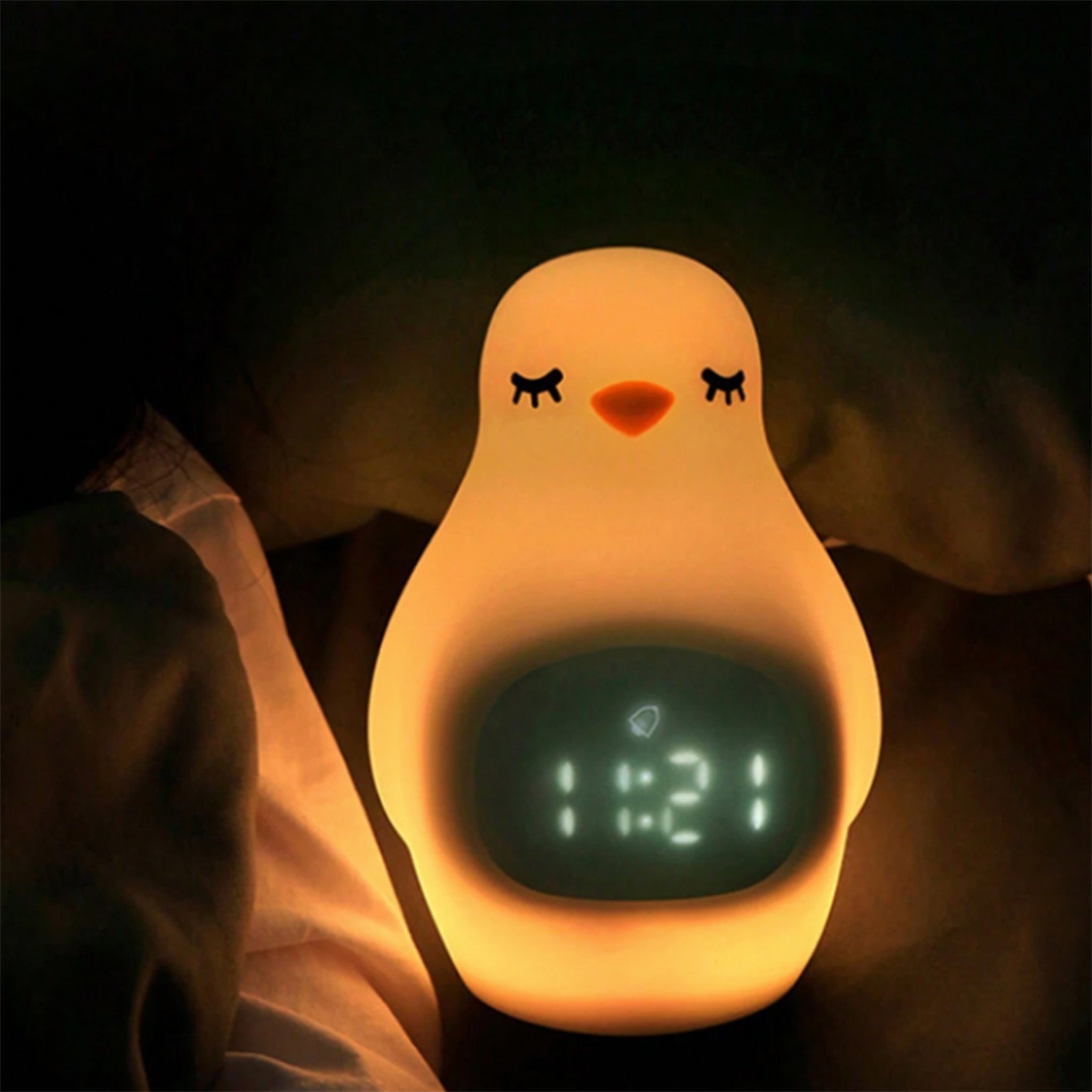 Slaaptrainer voor kinderen met app pinguïn