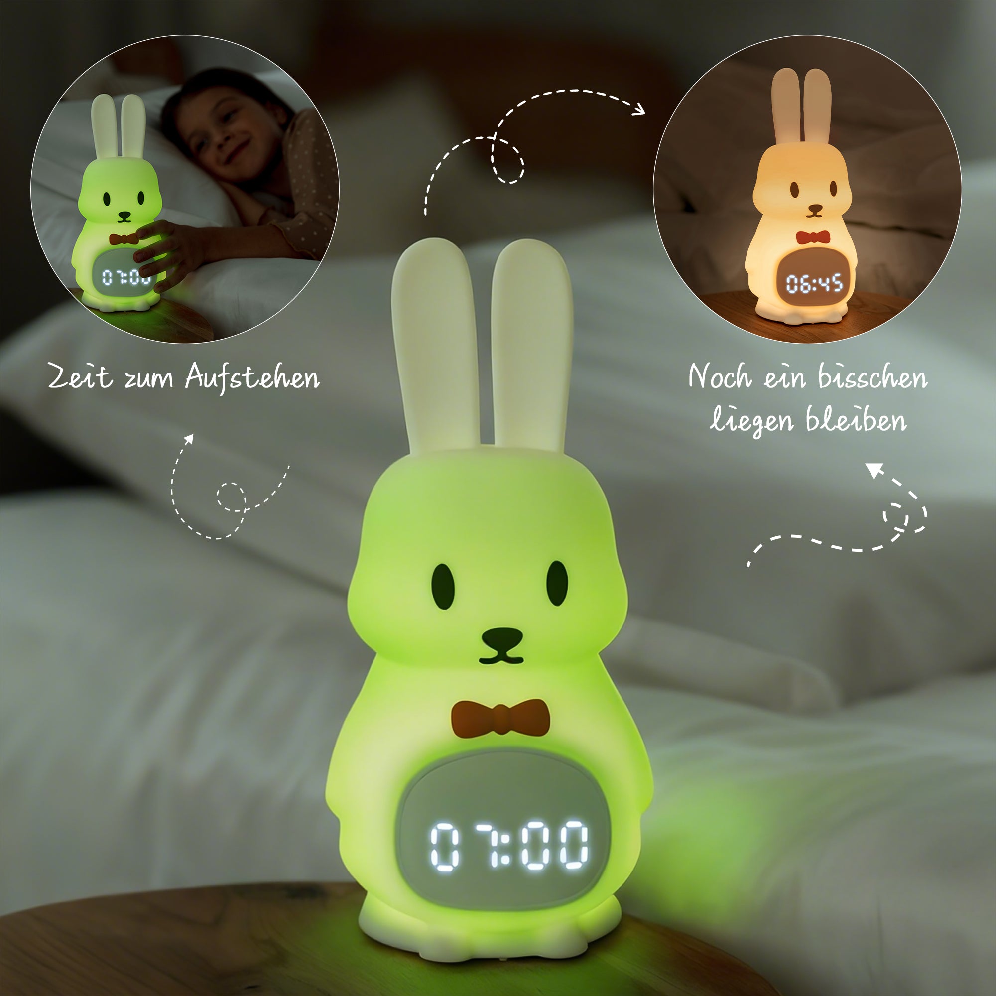 Schlaftrainer für Kinder mit App Kaninchen