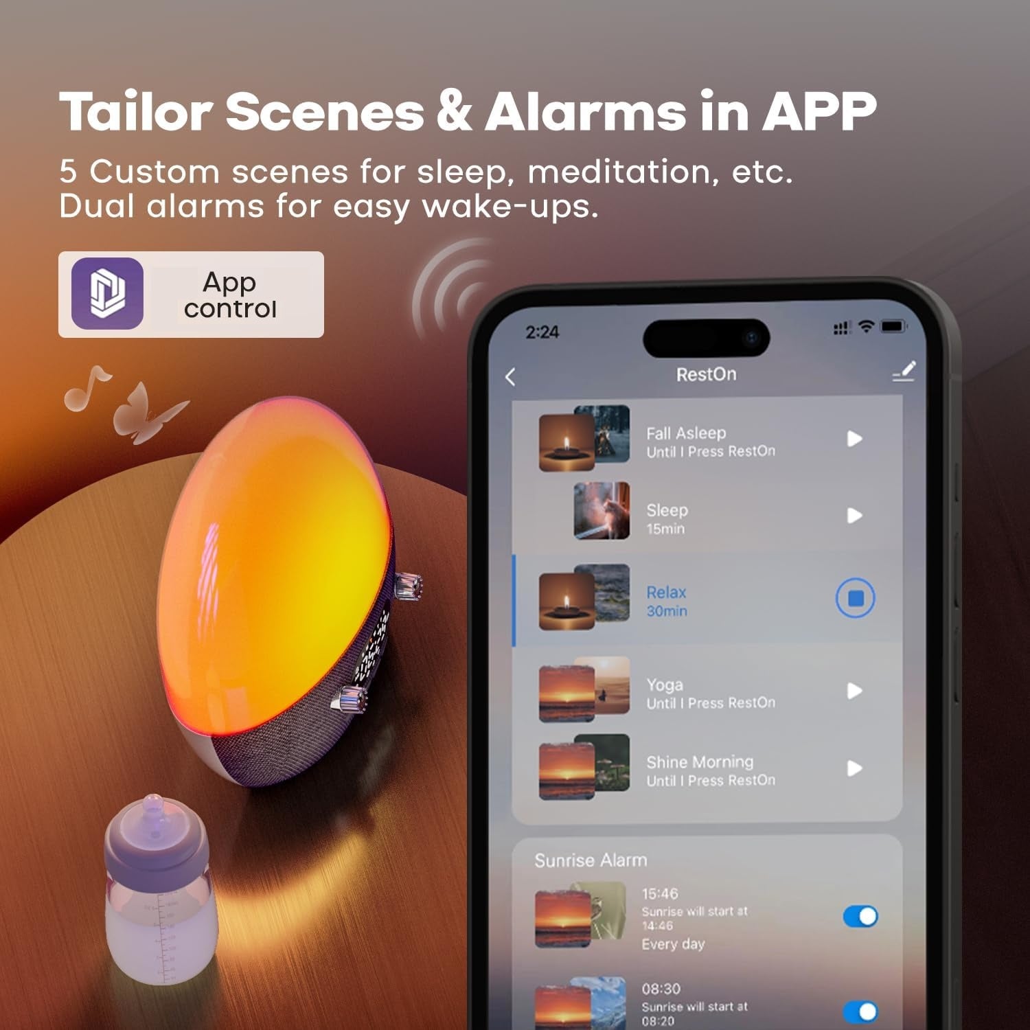 Multifunktionales Wake Up Light