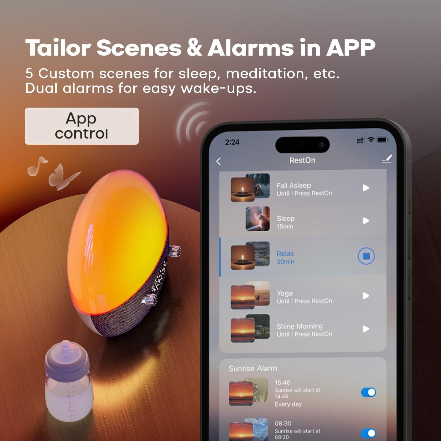 Multifunktionales Wake Up Light