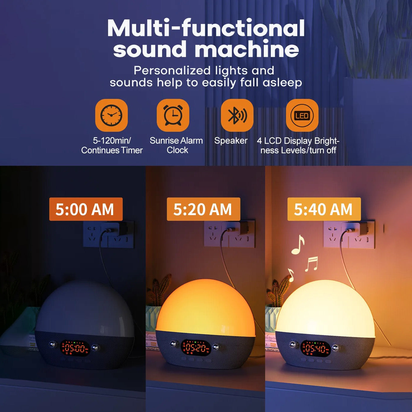 Multifunktionales Wake Up Light