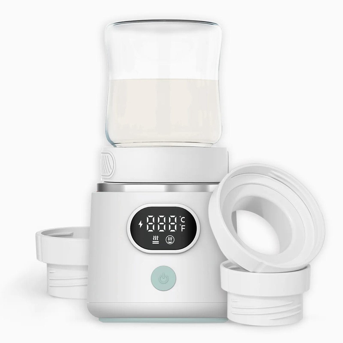 Compacte Flessenwarmer Draadloos Grijs