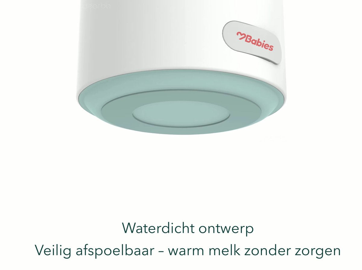 Compacte Flessenwarmer Draadloos Grijs