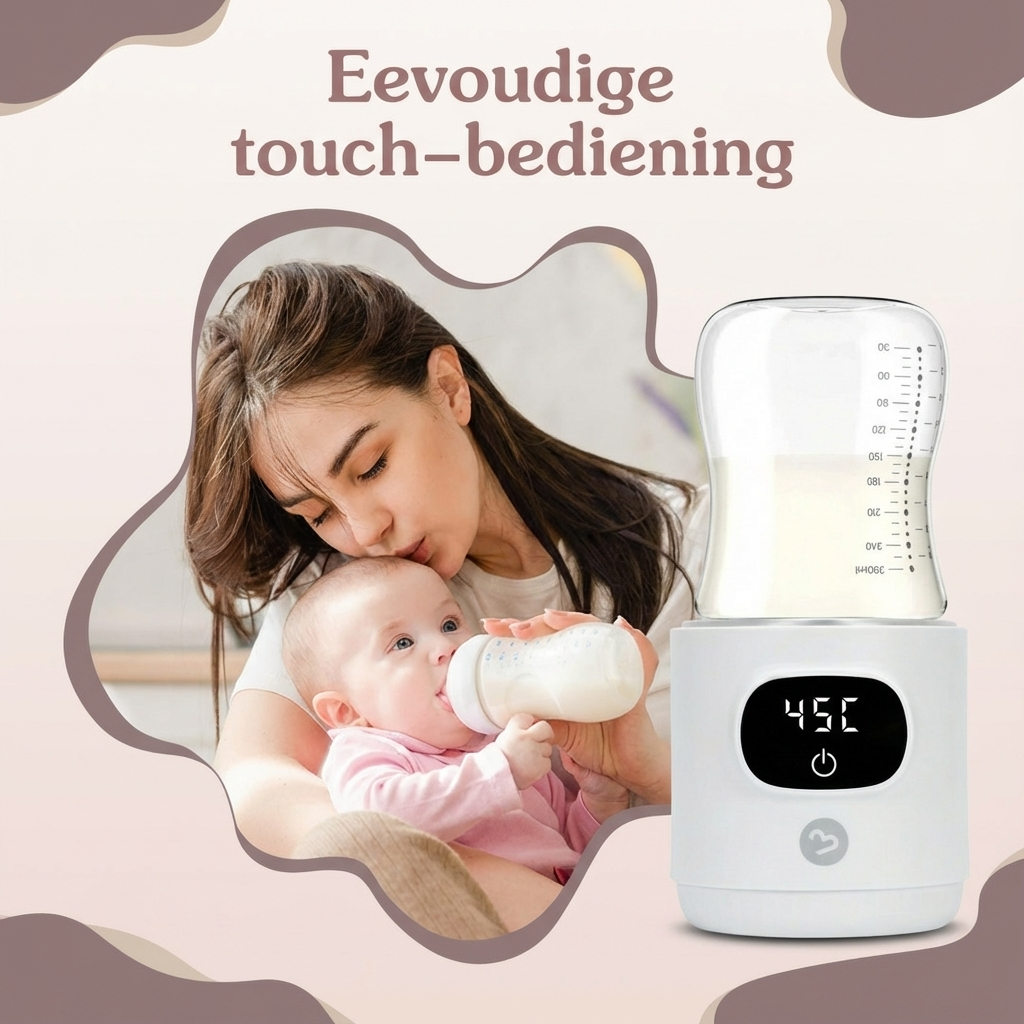 Tragbarer kabelloser Flaschenwärmer, Weiß