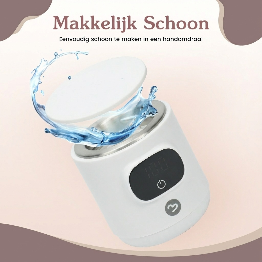 Tragbarer kabelloser Flaschenwärmer, Weiß