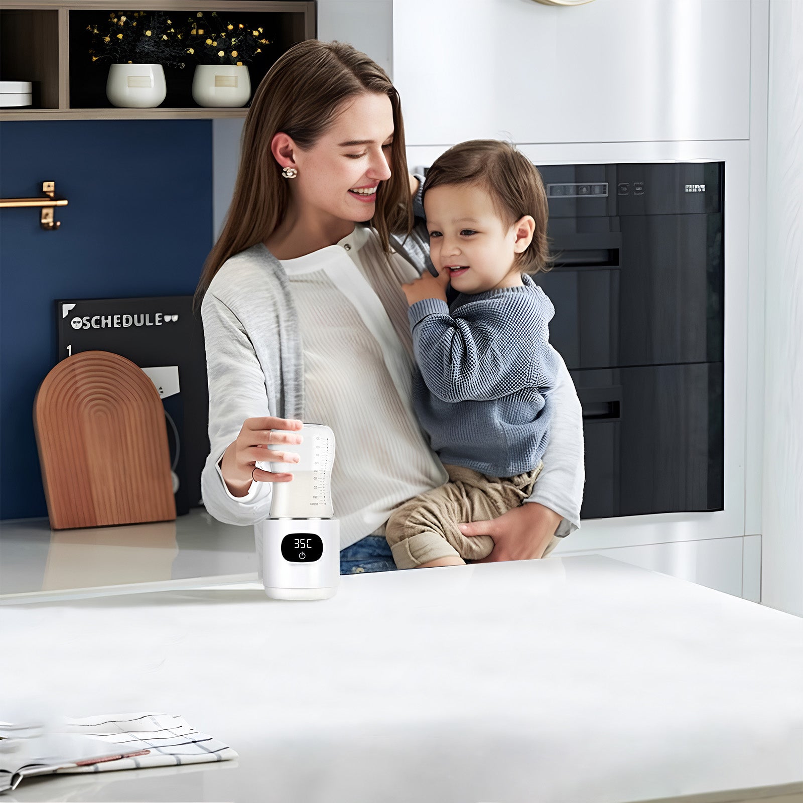 draadloze flessenwarmer
draagbare flessenwarmer
flessenwarmer voorbeeld gebruik
