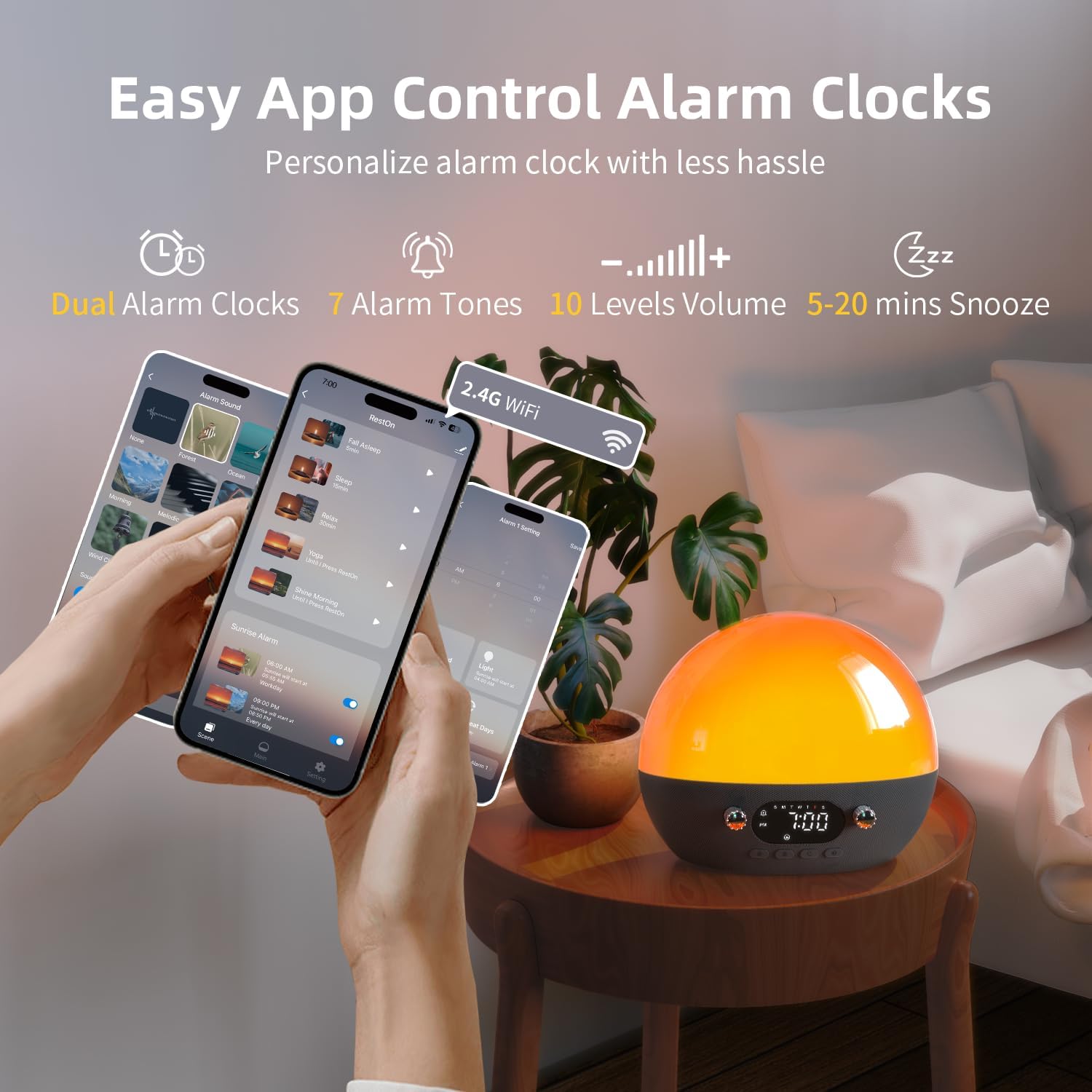 Multifunktionales Wake Up Light