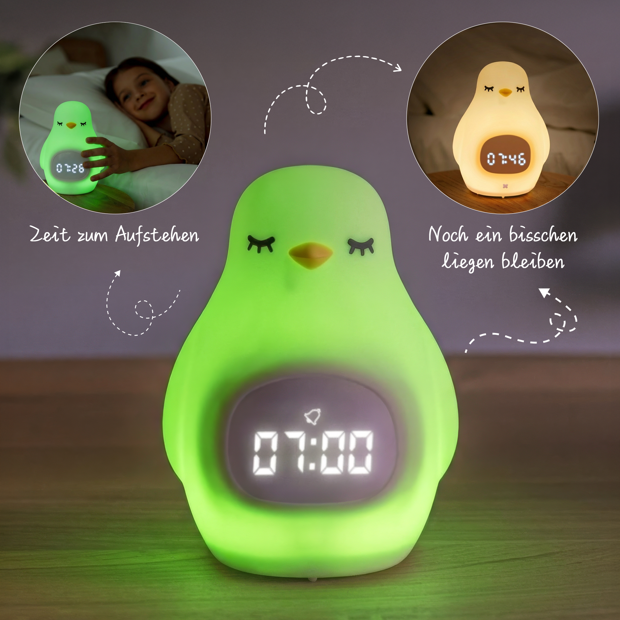 Schlaftrainer für Kinder mit App Pinguin