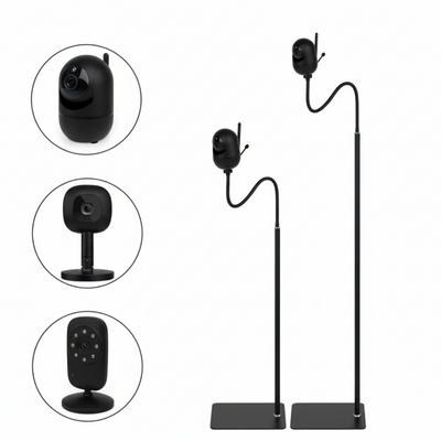 Babyphone-Halterung Universal Standard Schwarzes Stativ