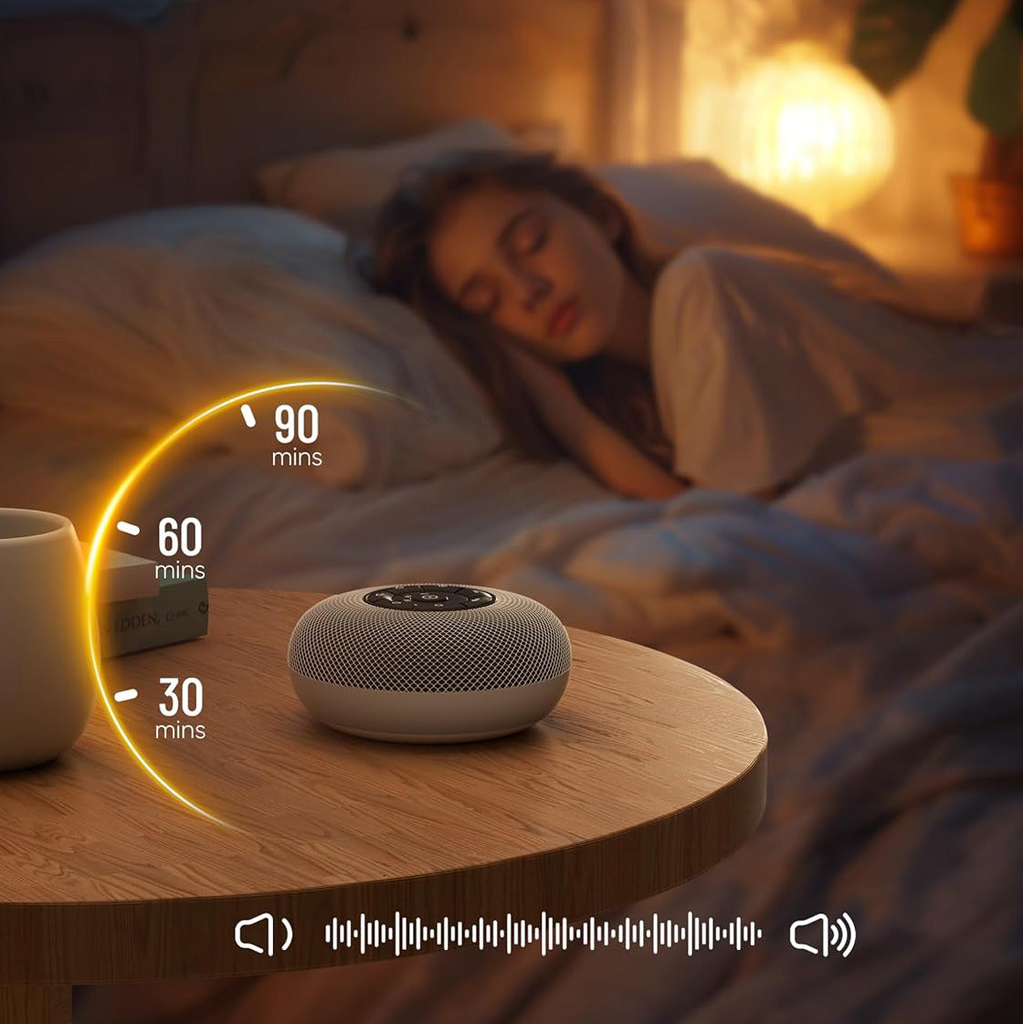 White Noise Machine, White Noise Apparaat, White Noise Baby, Witte Ruis Apparaat