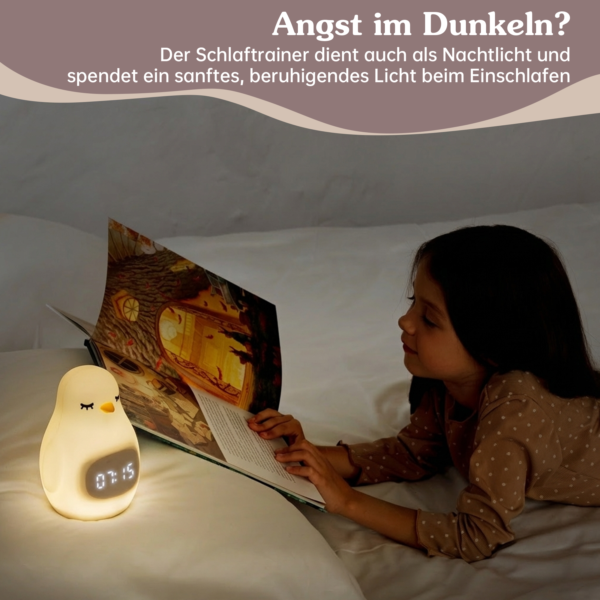 Schlaftrainer für Kinder mit App Pinguin