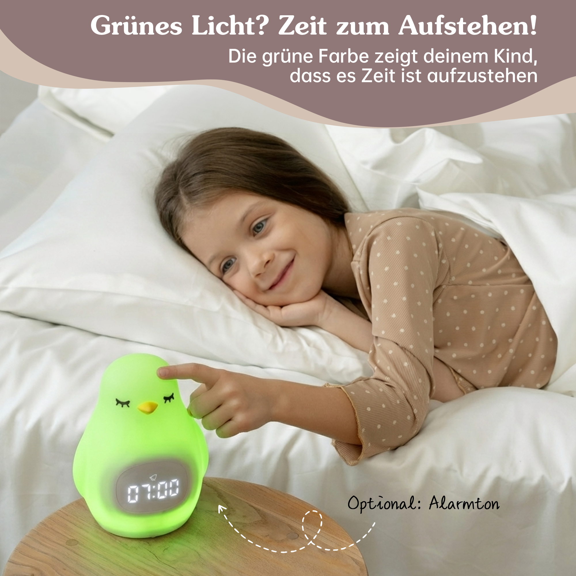 Schlaftrainer für Kinder mit App Pinguin